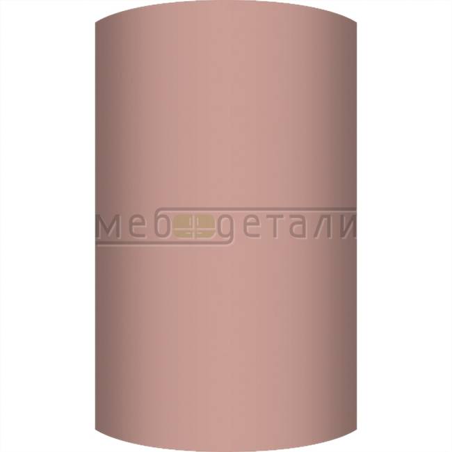 Фасад EvoSoft 18мм полукруглый R300 высота 151-1000мм EVS013 Розовый кварц кромка цвет