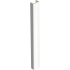 Торцевая заглушка H-100мм, белый глянец