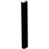 Торцевая заглушка H-150мм, чёрный