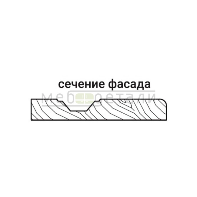 Фасад Эмаль Глянец 19мм Престиж Классика 73