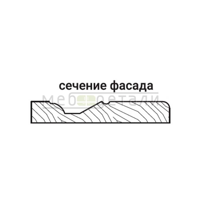 Фасад Эмаль Глянец 19мм Престиж Классика 71