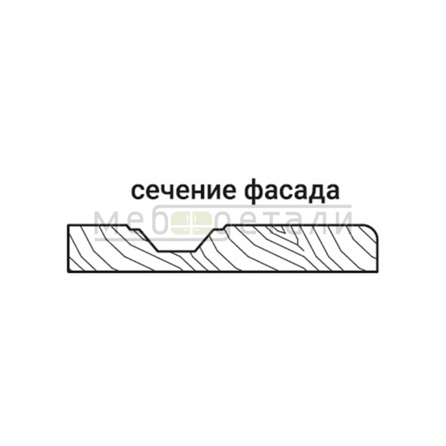 Фасад Эмаль Глянец 19мм Стандарт 1 Витрина