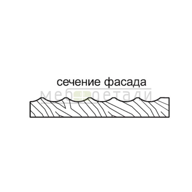 Фасад Эмаль Матовая 19мм Престиж Модерн 80