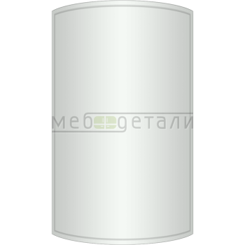 Фасад Эмаль Матовая 19мм Престиж Модерн 75 полукруглый R300 высота 357-716мм
