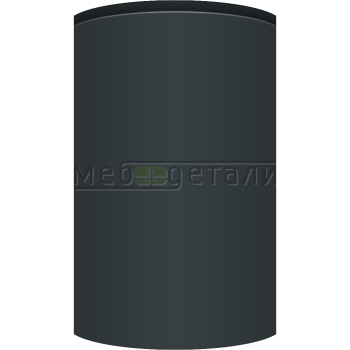 Фасад Эмаль Матовая 19мм Интегрированная ручка V1 полукруглый R300 высота 357-716мм