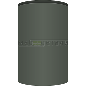 Фасад Эмаль Матовая 19мм Интегрированная ручка V1 полукруглый R300 высота 357-716мм