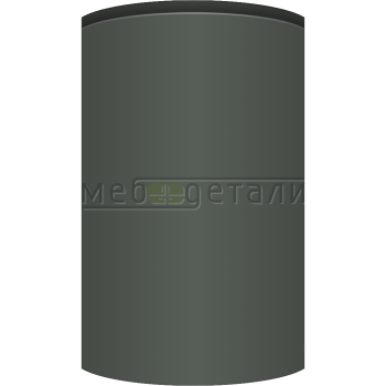 Фасад Эмаль Матовая 19мм Интегрированная ручка V1 полукруглый R300 высота 357-716мм