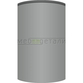 Фасад Эмаль Матовая 19мм Интегрированная ручка V1 полукруглый R300 высота 357-716мм