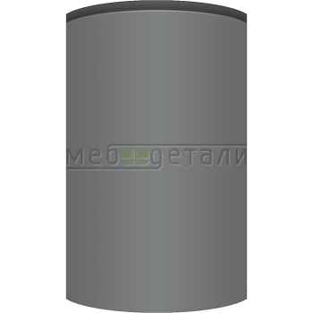 Фасад Эмаль Матовая 19мм Интегрированная ручка V1 полукруглый R300 высота 357-716мм