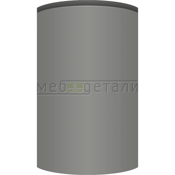 Фасад Эмаль Матовая 19мм Интегрированная ручка V1 полукруглый R300 высота 357-716мм
