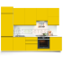 Фасад Эмаль Матовая 19мм Интегрированная ручка V1