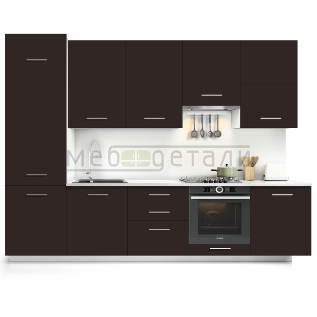 Фасад Supramat 18мм 3025 Bitter кромка цвет