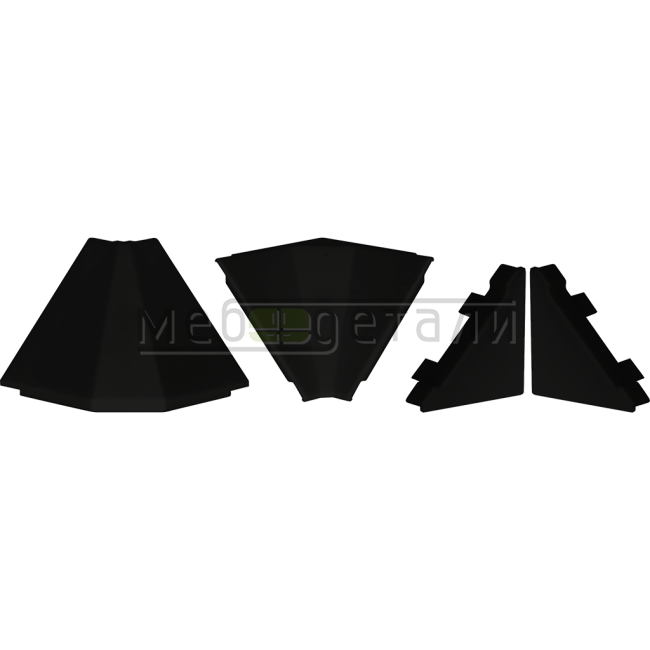 Комплект заглушек, чёрный