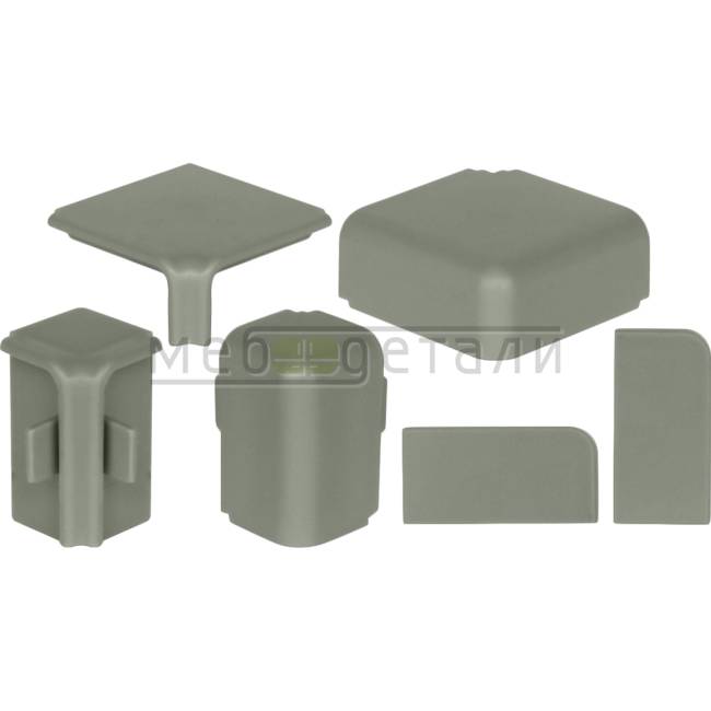Комплект заглушек универсальный, алюминий