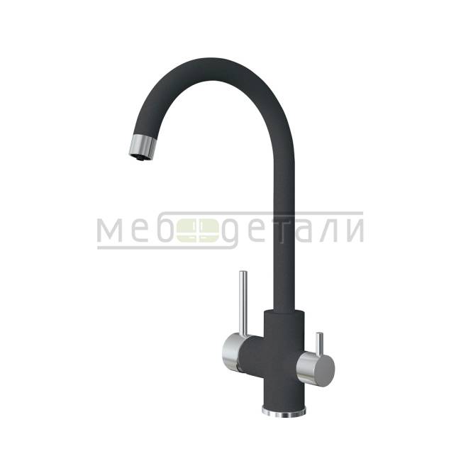 Смеситель Flortek Клио Чёрный