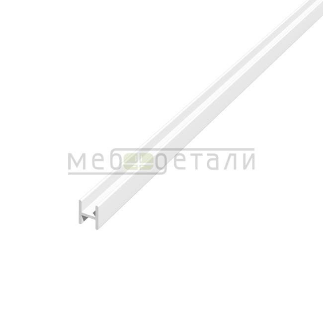 Планка МЩ прямой стык 600х4мм, Белая матовая