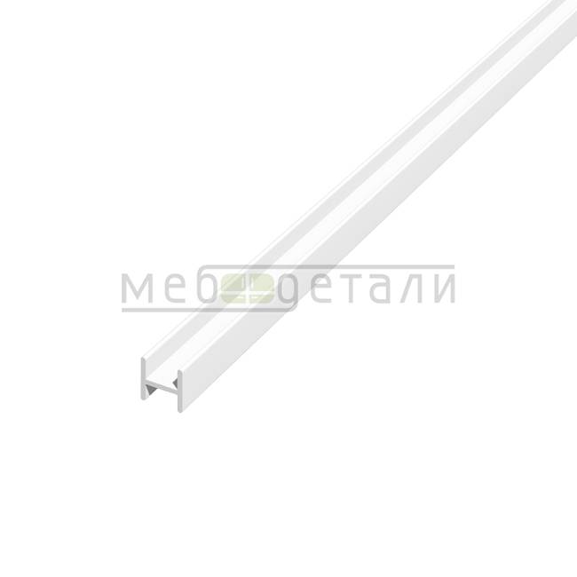 Планка МЩ прямой стык 600х6мм, Белая матовая
