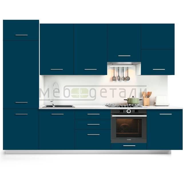 Фасад EvoSoft 18мм EVS010 Аквамарин кромка цвет