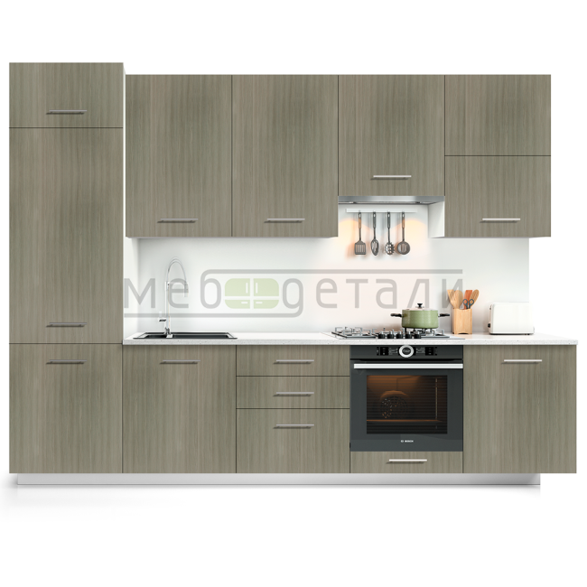 Фасад Eterno 18мм Wood ETW22 Pallada кромка цвет