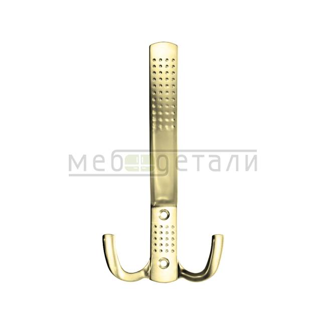 Крючок мебельный 3-х рожковый WP1103/К305, золото