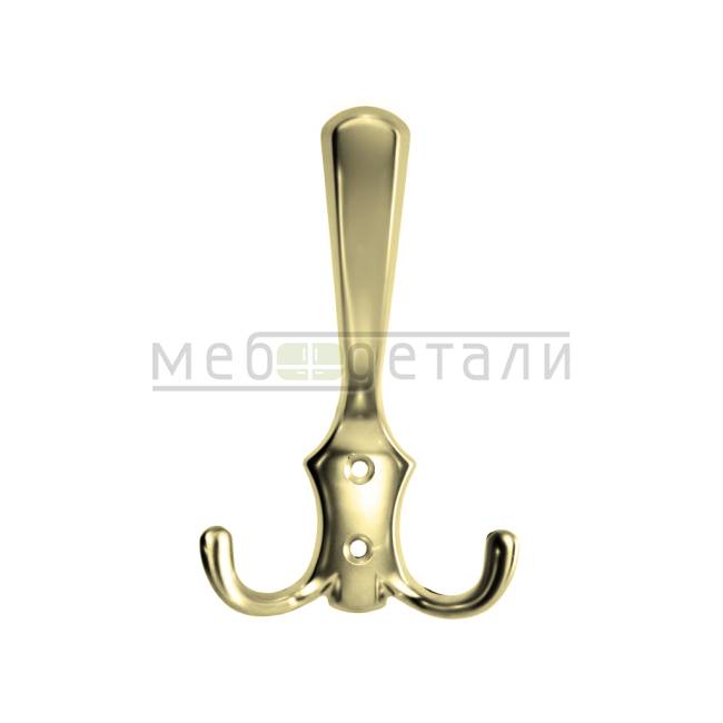 Крючок мебельный 3-х рожковый WP5903/К302, золото