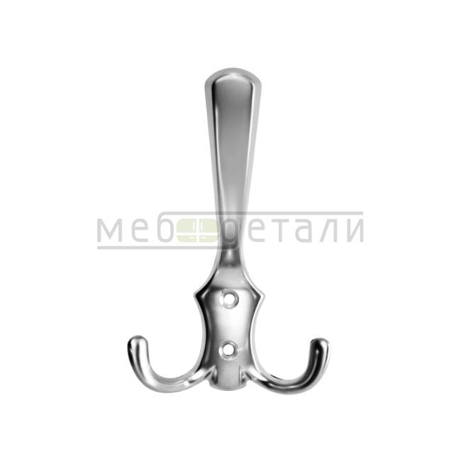 Крючок мебельный 3-х рожковый WP5904/К302, хром