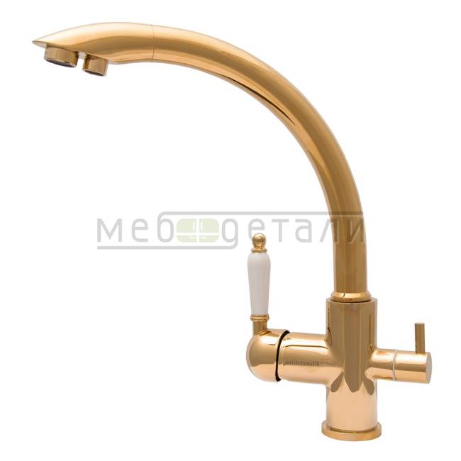 Смеситель Flortek Шале FK Золото