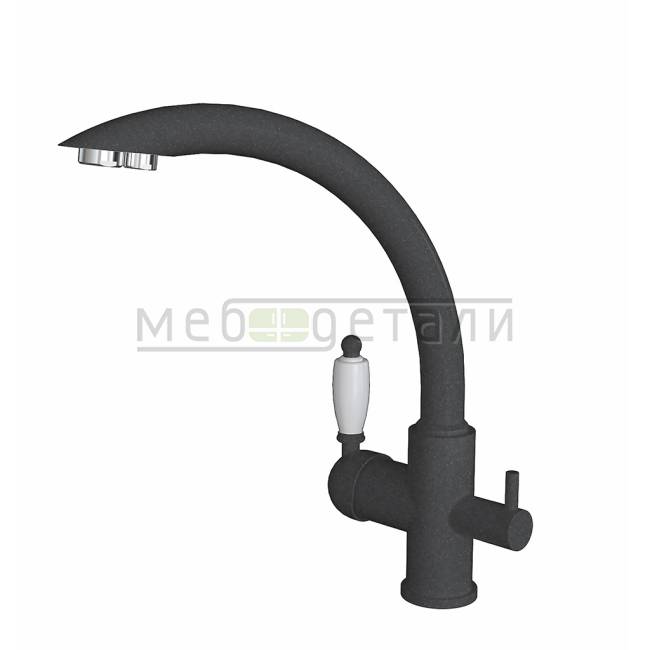 Смеситель Flortek Шале FK Чёрный