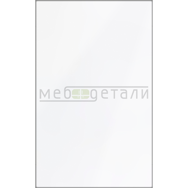 Фасад EvoGloss 18мм P100/601 Белый кромка цвет