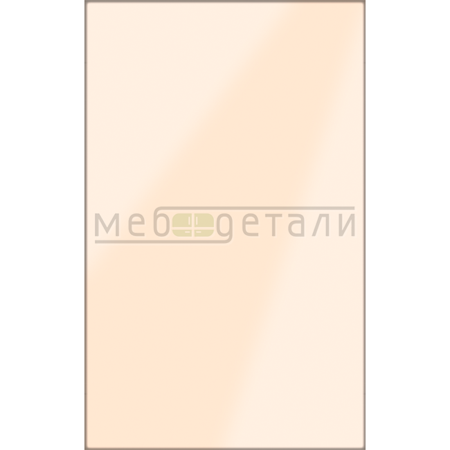 Фасад EvoGloss 18мм P102/605 Кремовый кромка цвет
