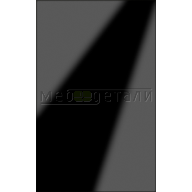 Фасад EvoGloss 18мм P104/606 Чёрный кромка цвет