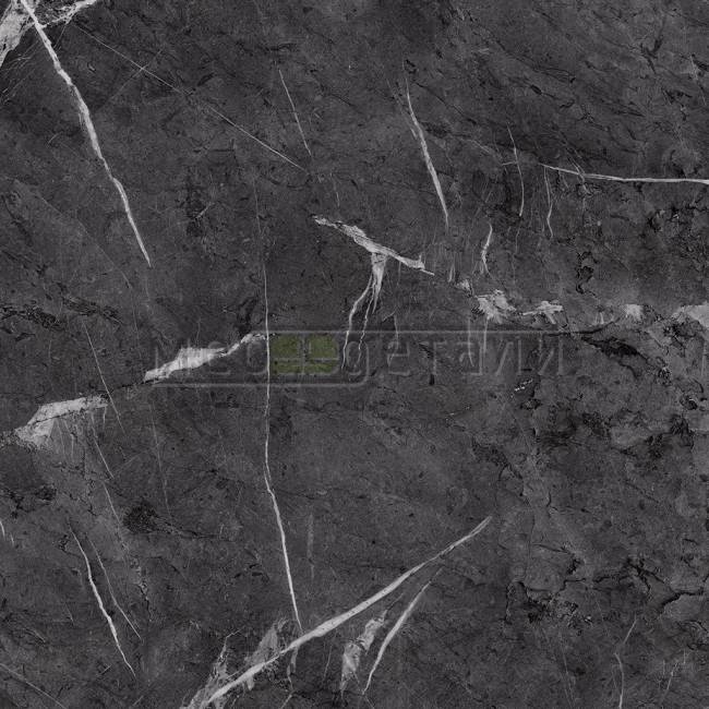 Столешница влагостойкая 3050х800х38мм 1R 2343М Мрамор лацио чёрный