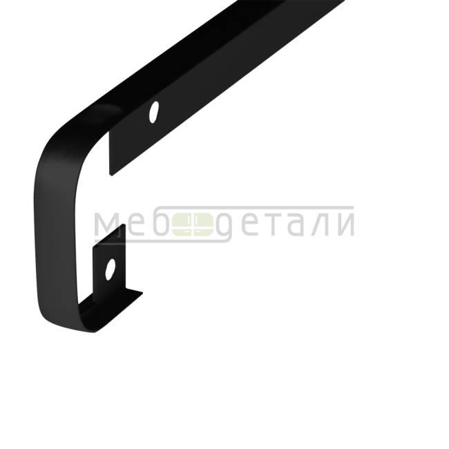 Планка соединительная 600х38мм R9, Чёрная матовая
