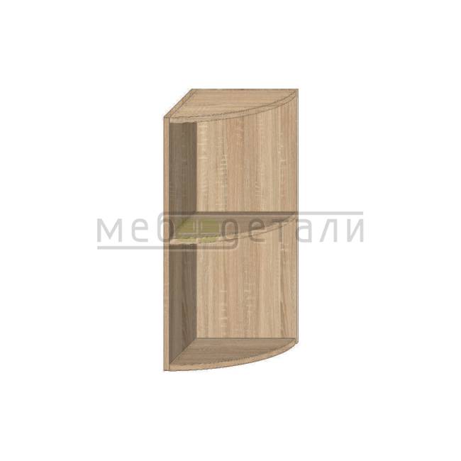 Кухонный шкаф полукруглый 720х315х315мм Дуб