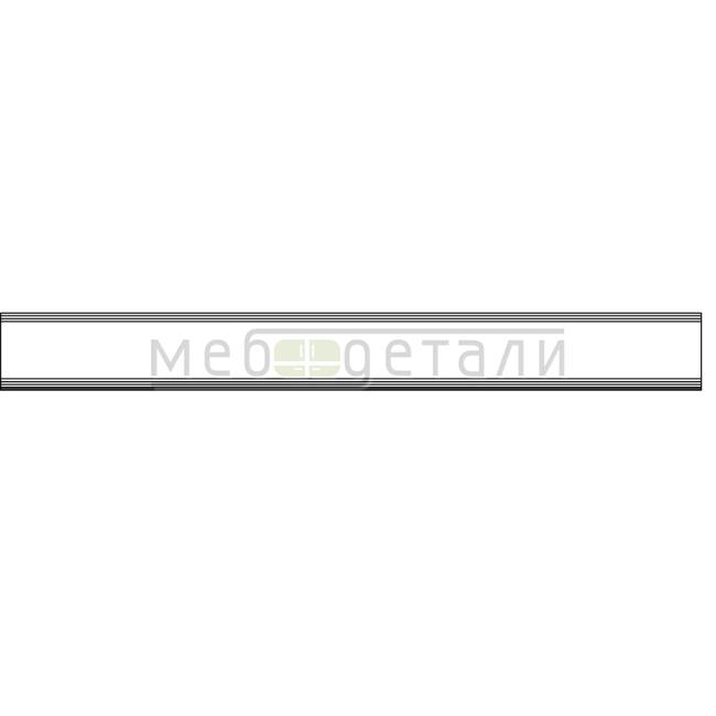 Молдинг прямой Италия-Р Милан Гриджио 3660х55,5х50мм