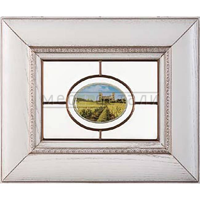 Фасад Массив Италия-С Алиери 356х596мм Витрина со стеклом