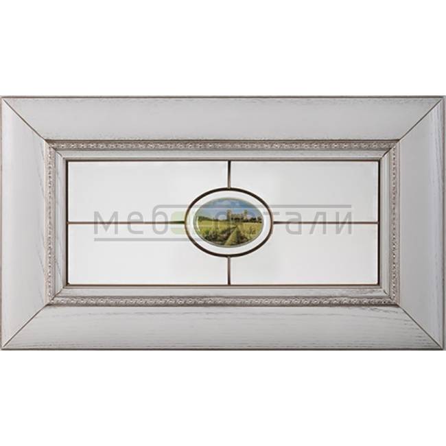 Фасад Массив Италия-С Алиери 356х896мм Витрина со стеклом