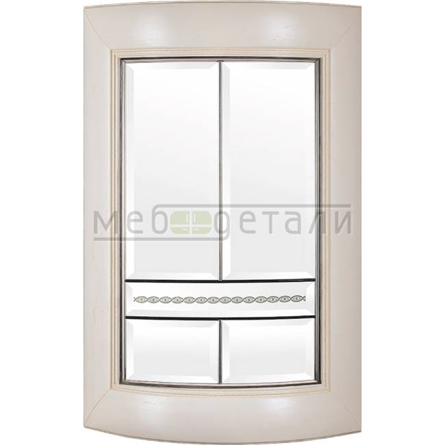 Фасад Массив Италия-С Монца 956хR315мм полукруглый Витрина со стеклом