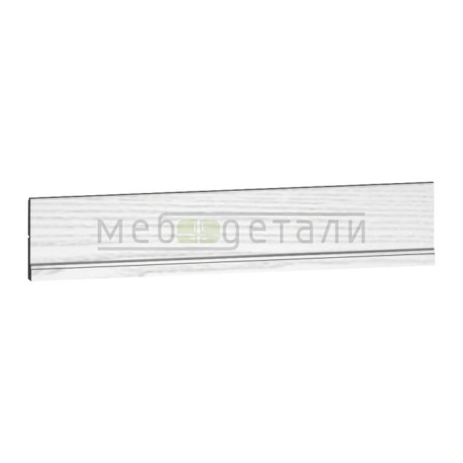 Цоколь прямой Италия-С Скалли Бьянко 3660х120мм