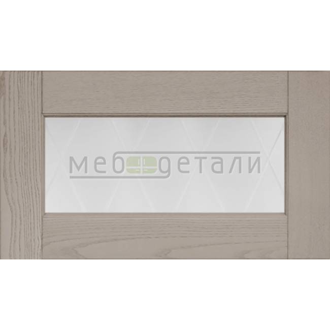 Фасад Массив Италия-С Скалли Лино 356х896мм Витрина со стеклом Ромбы