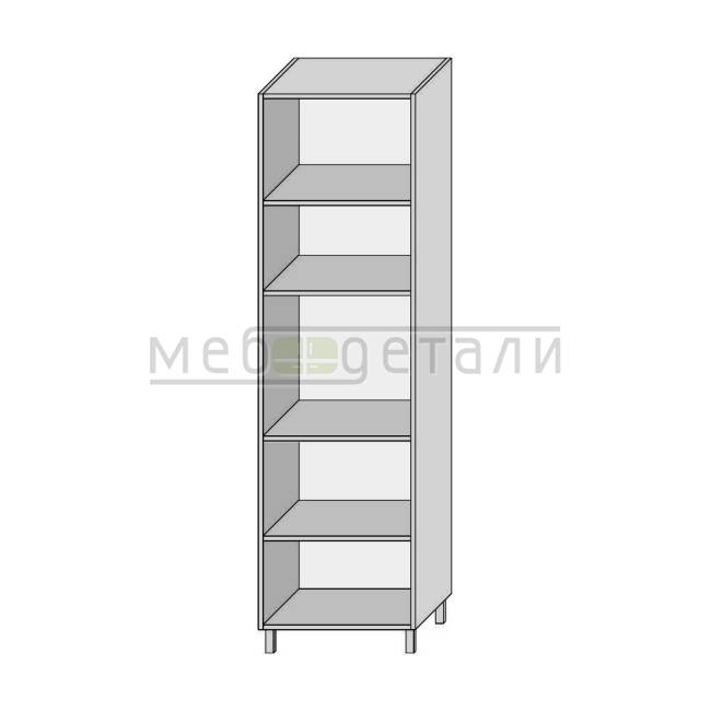 Колонка под духовку 2-двери 2040х600х560мм Серый