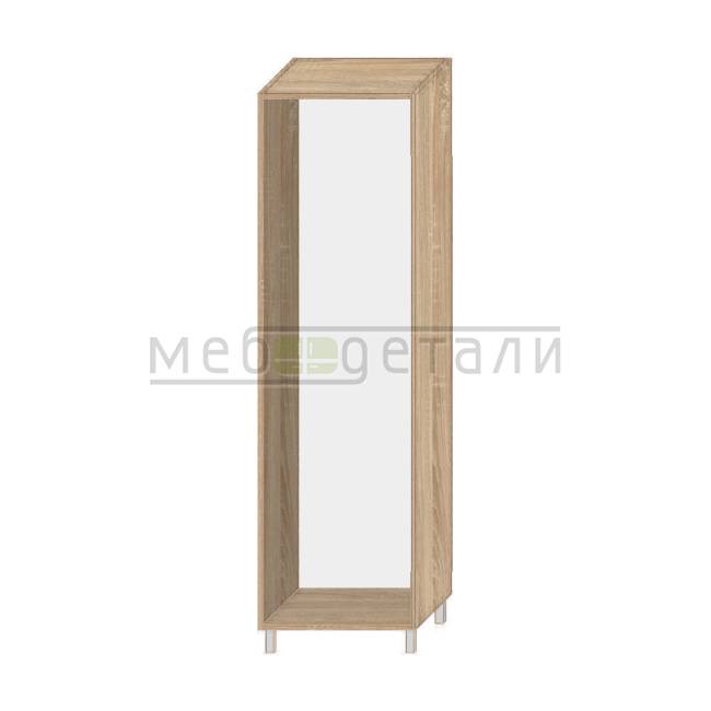 Колонка под холодильник 2-двери 2040х600х560мм Дуб