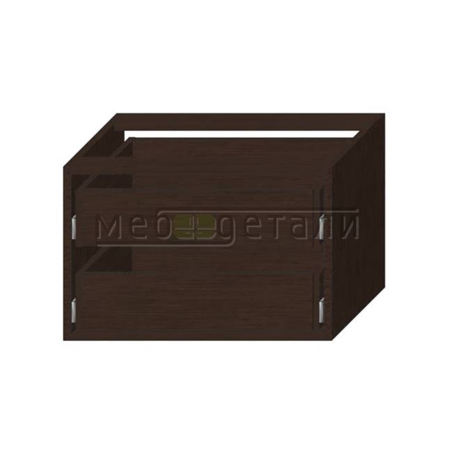 Модуль 2-ящика в шкаф купе 366х566х500мм, Венге