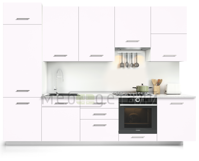 Фасад FENIX 20мм 0030 Bianco Alaska кромка цвет