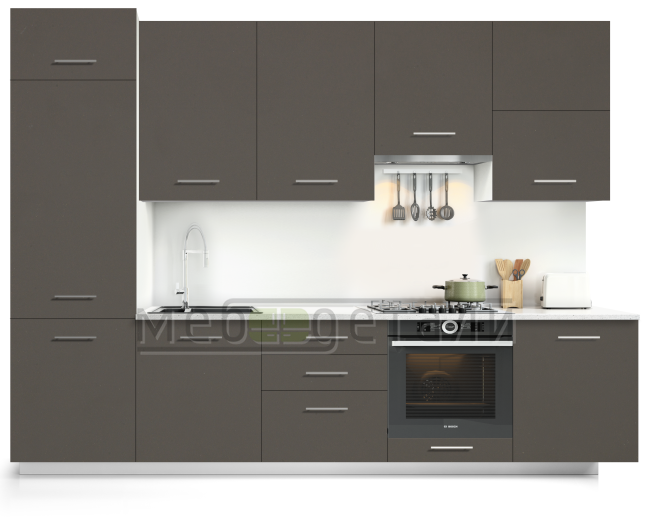 Фасад FENIX 20мм 0718 Grigio Londra кромка цвет