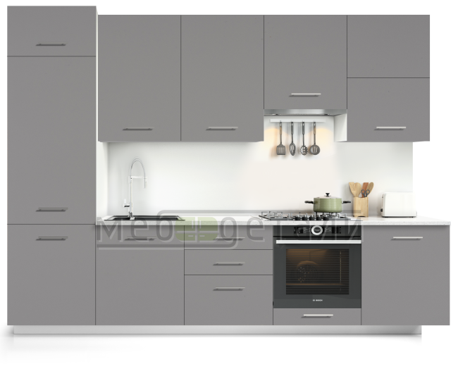 Фасад FENIX 20мм 0725 Grigio Efeso кромка цвет