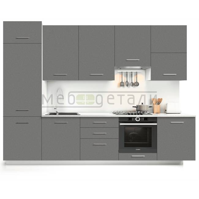 Фасад FENIX 20мм 2638 Titanio Doha кромка цвет