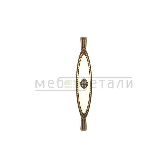 Ручка металлическая FS-138 128мм, бронза