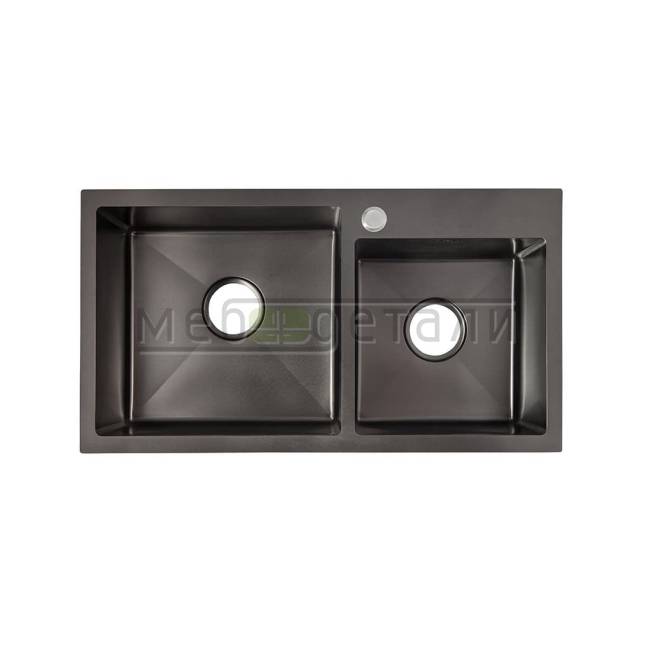 Мойка кухонная PR 7843 Disparity PREMIAL Графит
