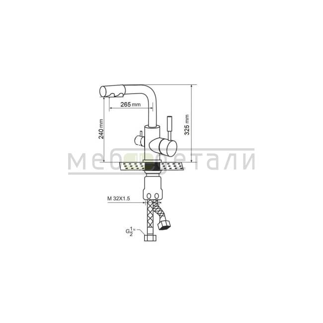 Смеситель SPRF 8201, Графит